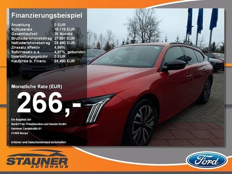 Rot/typ verkleidung aussen met Gebraucht 2024 Peugeot 508 Allure Kombi | 21.800 € (Superpreis) - Bild 1/4