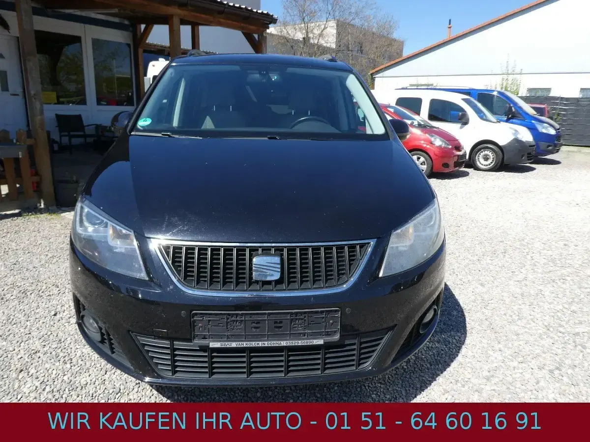 Gebraucht Seat Alhambra Style 170 PS (125 kW) 2011 Schwarz Van / Kleinbus