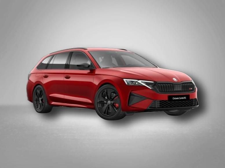 Neu Skoda Octavia RS 265 PS (194 kW) 2025 Cinnamon red metallic cinnamon red metallic Kombi