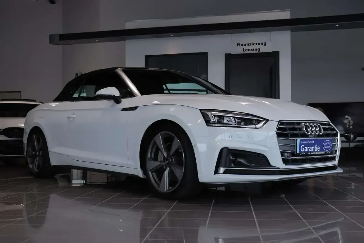 Gebraucht Audi A5 Cabriolet S-Line 252 PS (185 kW) 2018 Gletscherweiß metallic Cabrio