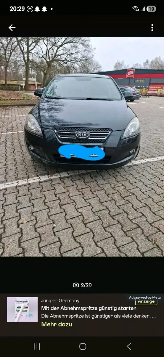 Gebraucht Kia Ceed 142 PS (104 kW) 2009 Schwarz Kleinwagen