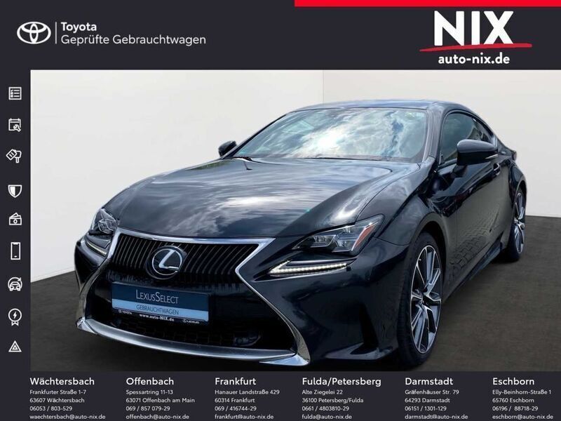 Schwarz Gebraucht 2017 Lexus RC200t Luxury Line Coupé | 29.500 € - Bild 1/4