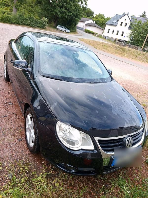 Schwarz Gebraucht 2006 VW Eos Cabrio | 1.990 € (Fairer Preis) - Bild 1/4