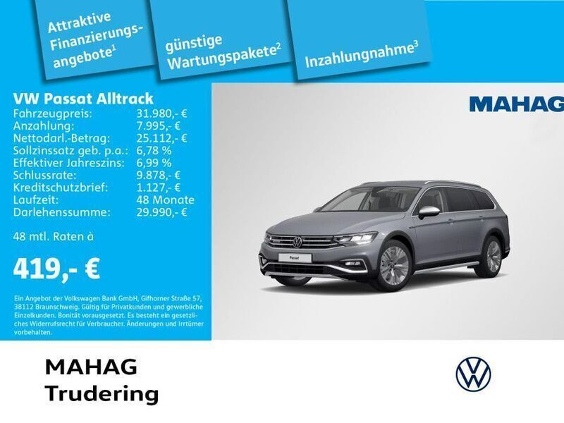 Grau Gebraucht 2022 VW Passat Alltrack Kombi | 31.980 € (Fairer Preis) - Bild 1/2