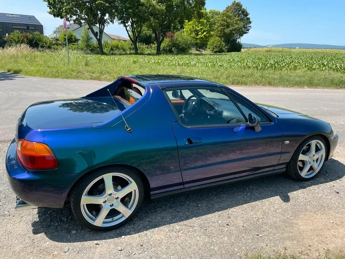 Gebraucht Honda CR-X 125 PS (91 kW) 1998 Blau Cabrio