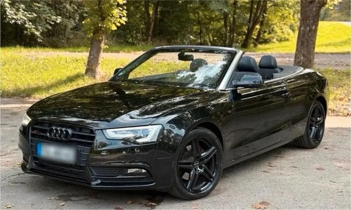 Gebraucht Audi A5 Cabriolet 177 PS (130 kW) 2014 Schwarz Cabrio