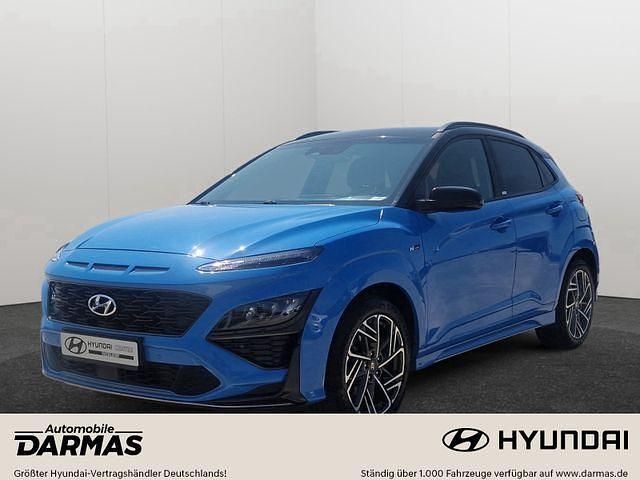 Blau Gebraucht 2021 Hyundai Kona N Line SUV | 17.690 € (Fairer Preis) - Bild 1/4