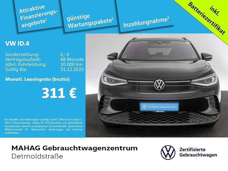 Grenadillschwarz metallic Gebraucht 2025 VW ID.4 Pure SUV | 33.993 € (Fairer Preis) - Bild 1/2
