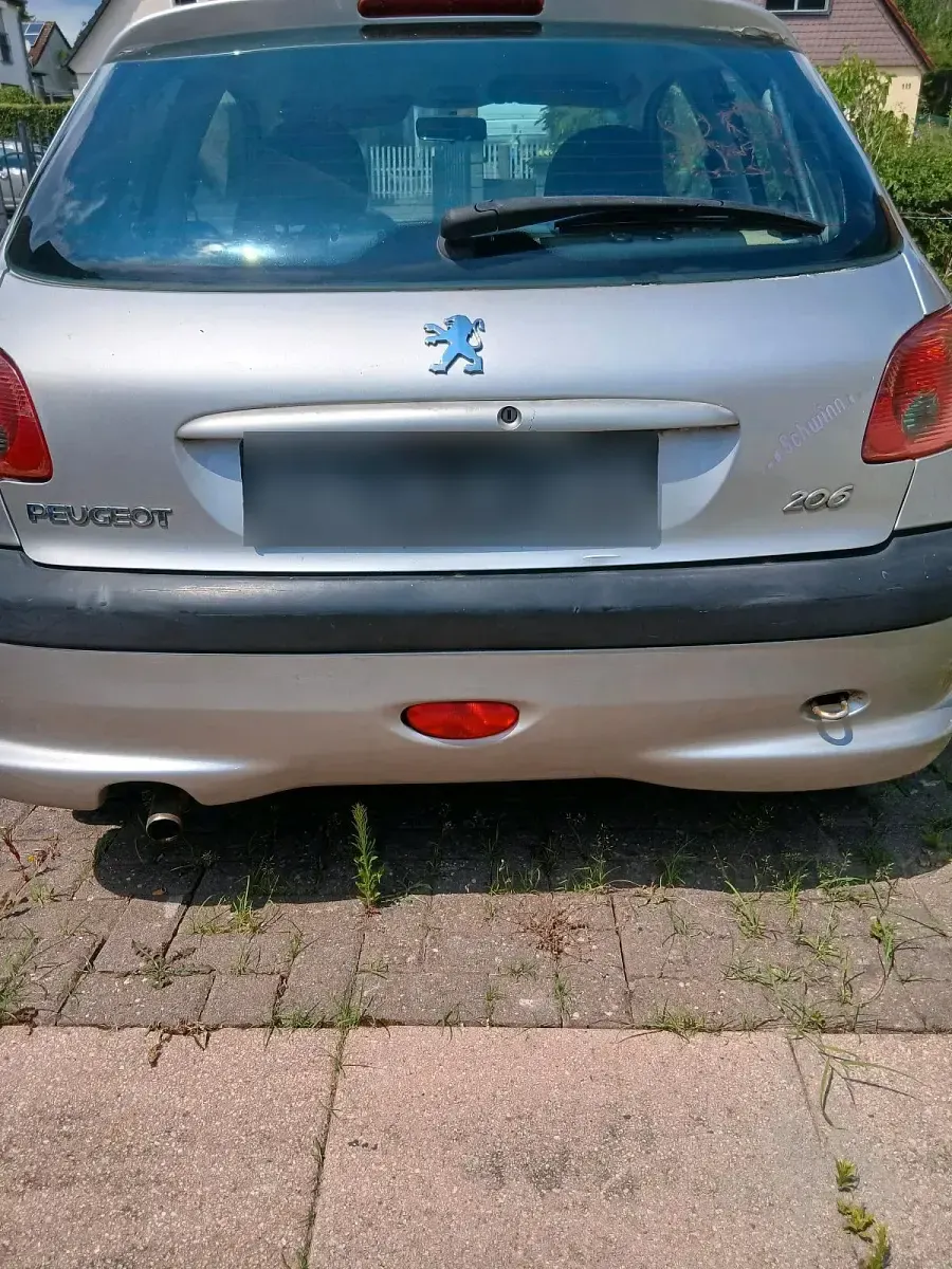 Gebraucht Peugeot 206 60 PS (44 kW) 2004 Grau Kleinwagen