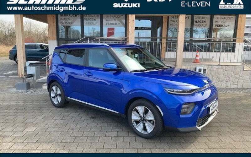 Blau Gebraucht 2023 Kia Soul EV Inspiration SUV | 29.990 € (Guter Preis) - Bild 1/4