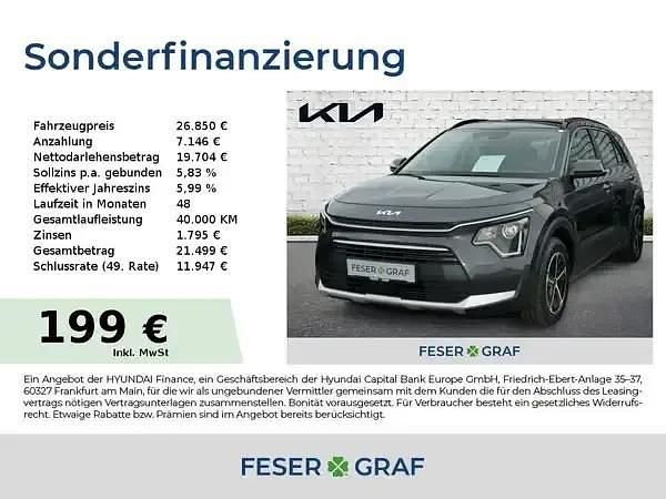 Interstellargrau Gebraucht 2024 Kia Niro Edition 7 SUV | 24.850 € - Bild 1/4