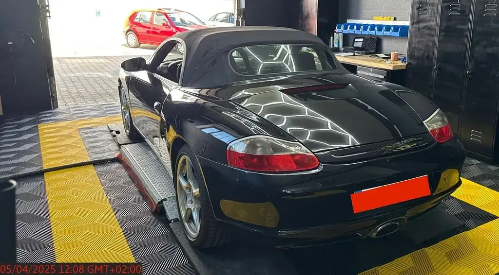 Gebraucht Porsche Boxster 228 PS (167 kW) 2003 Schwarz Cabrio