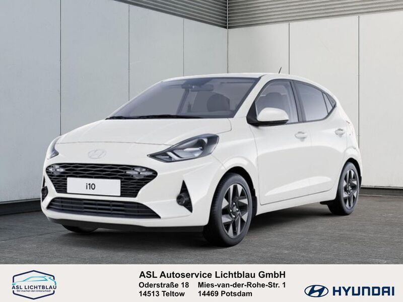 Atlas white Gebraucht 2024 Hyundai i10 Trend Kleinwagen | 16.580 € (Fairer Preis) - Bild 1/4