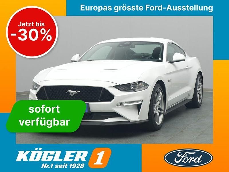 Liquid weiss Gebraucht 2021 Ford Mustang GT Premium Coupé | 40.970 € (Fairer Preis) - Bild 1/4