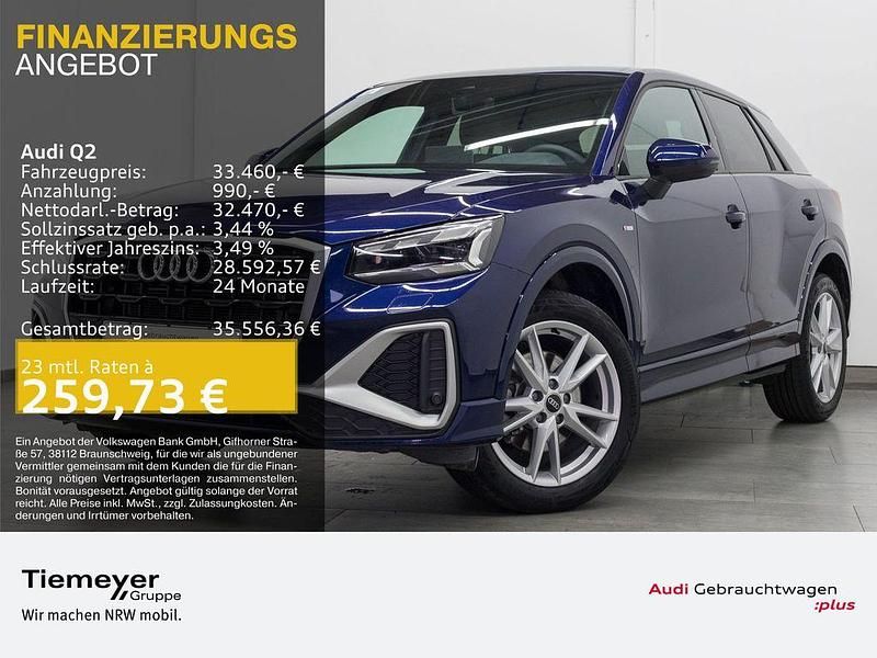 Blau Gebraucht 2025 Audi Q2 S-Line SUV | 33.460 € (Guter Preis) - Bild 1/4