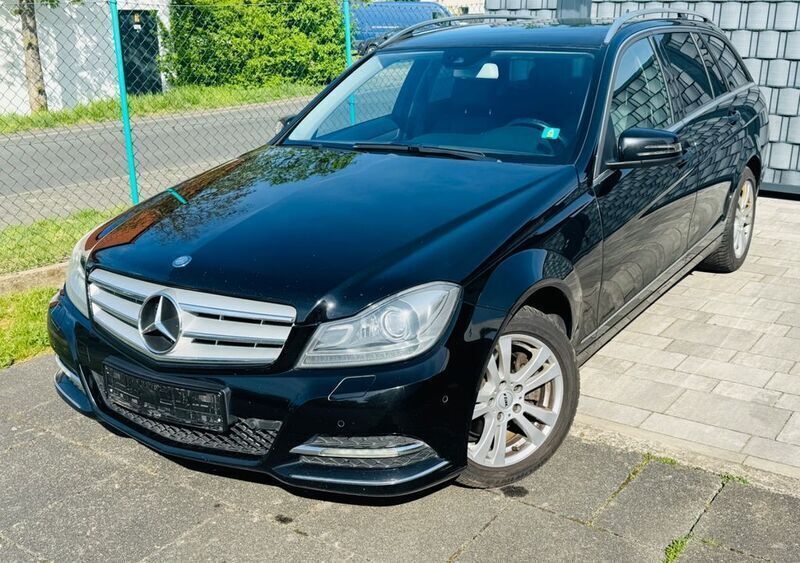 Schwarz Gebraucht 2014 Mercedes C220 Kombi | 9.799 € (Superpreis) - Bild 1/4