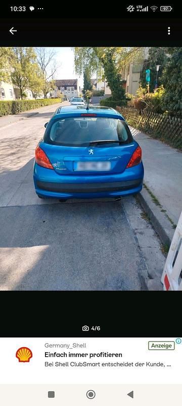Gebraucht Peugeot 207 110 PS (80 kW) 2006 Blau Kleinwagen