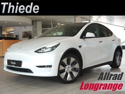 Weiß Gebraucht 2021 Tesla Model Y Long Range SUV | 28.950 € (Fairer Preis) - Bild 1/3