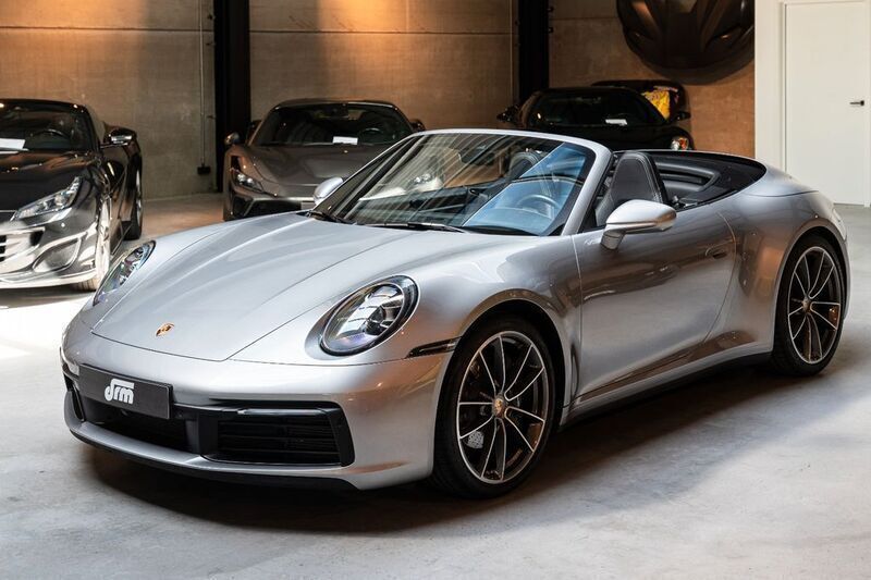 Silber Gebraucht 2020 Porsche 911 Carrera Cabriolet Cabrio | 122.500 € (Fairer Preis) - Bild 1/4