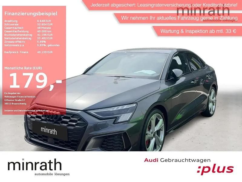 Grau Gebraucht 2024 Audi S3 Ambiente Limousine | 40.130 € (Superpreis) - Bild 1/4