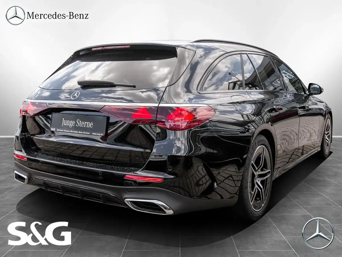 Gebraucht Mercedes E220 AMG 197 PS (144 kW) 2025 Metalliclack obsidianschwarz Kombi