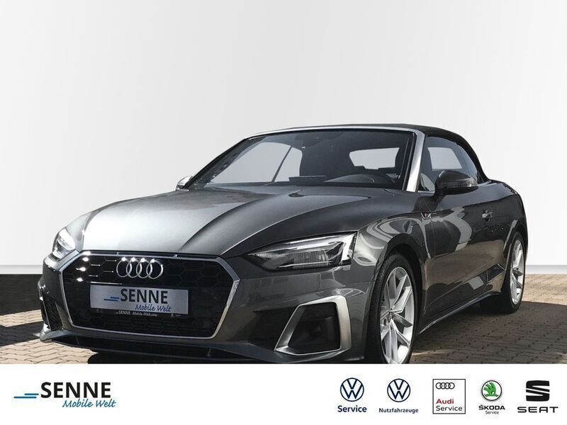 Daytonagrau perleffekt (metallic) Gebraucht 2022 Audi A5 Cabriolet S-Line Cabrio | 39.980 € (Fairer Preis) - Bild 1/4