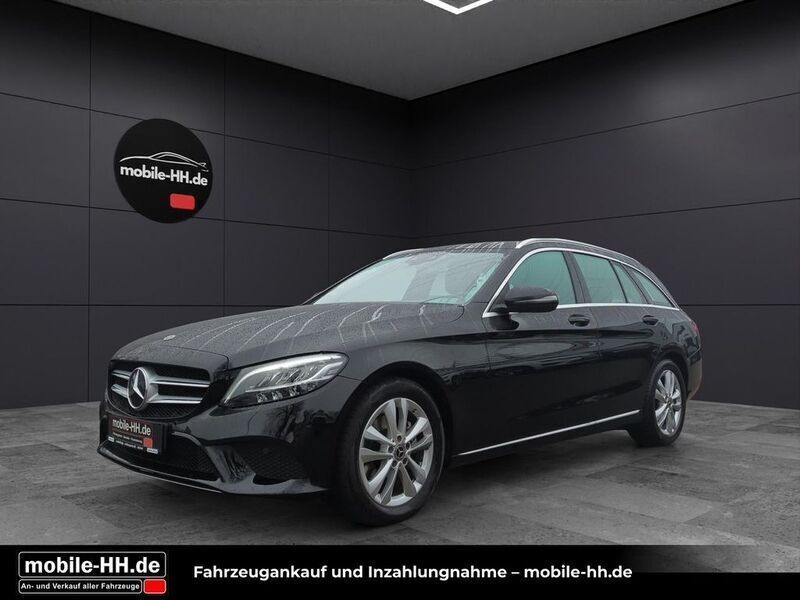 Schwarz Gebraucht 2020 Mercedes C220 Avantgarde Kombi | 22.990 € (Fairer Preis) - Bild 1/4