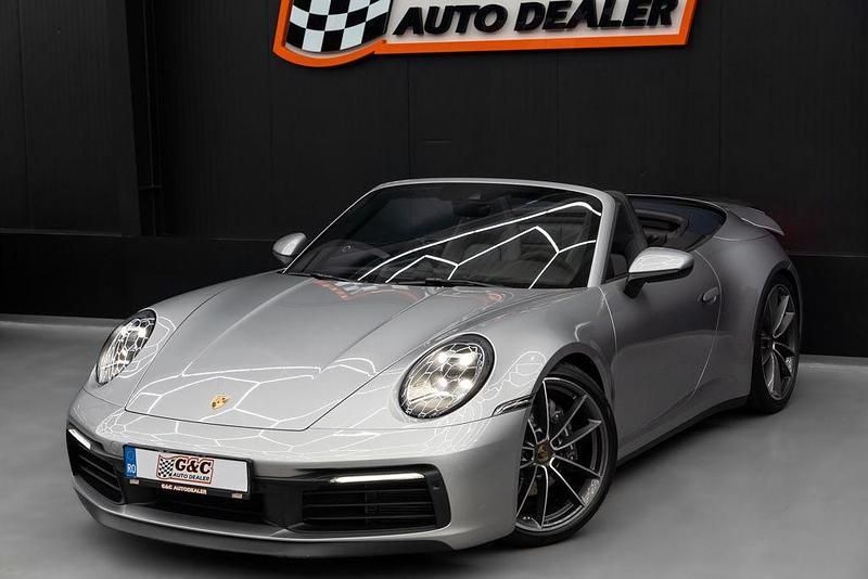 Grau Gebraucht 2021 Porsche 911 Carrera Cabriolet Cabrio | 129.900 € (Teuer) - Bild 1/4