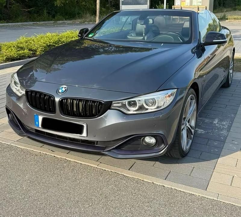 Grau Gebraucht 2015 BMW 420 Sport Line Cabrio | 17.999 € (Fairer Preis) - Bild 1/4