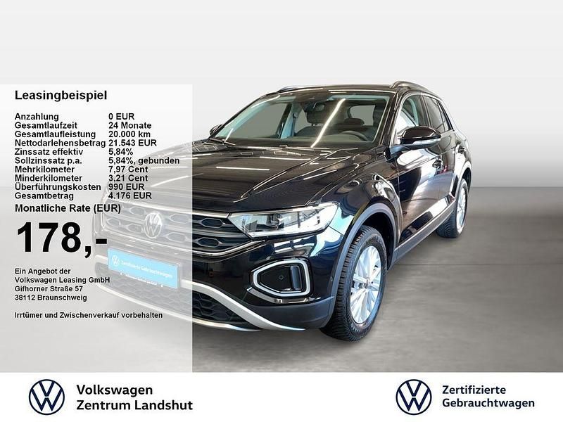Deep black perleffekt Gebraucht 2024 VW T-Roc Life SUV | 21.480 € (Guter Preis) - Bild 1/2