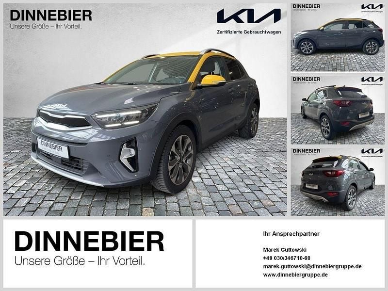 Perennialgrau met Gebraucht 2023 Kia Stonic Spirit SUV | 21.590 € (Fairer Preis) - Bild 1/4