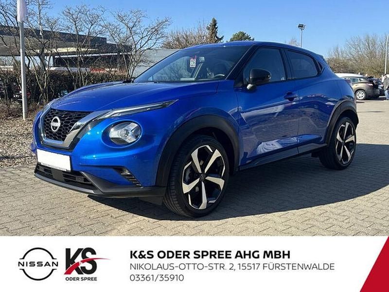 Blau Gebraucht 2024 Nissan Juke Tekna SUV | 23.990 € (Etwas zu teuer) - Bild 1/4