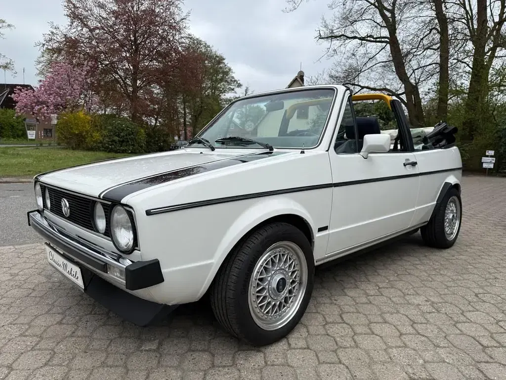 Gebraucht VW Golf Cabriolet 72 PS (52 kW) 1986 Weiß Cabrio