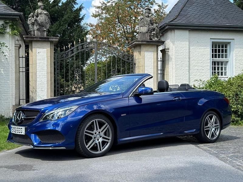 Blau Gebraucht 2016 Mercedes E250 Sport Edition Cabrio | 29.980 € (Teuer) - Bild 1/4
