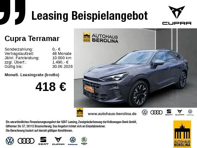 Nowe Cupra Terramar 150 KM (110 kW) 2026 Czarny SUV