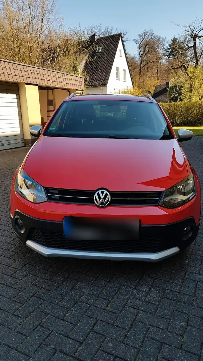 Gebraucht VW Polo Cross 85 PS (62 kW) 2010 Rot Kleinwagen