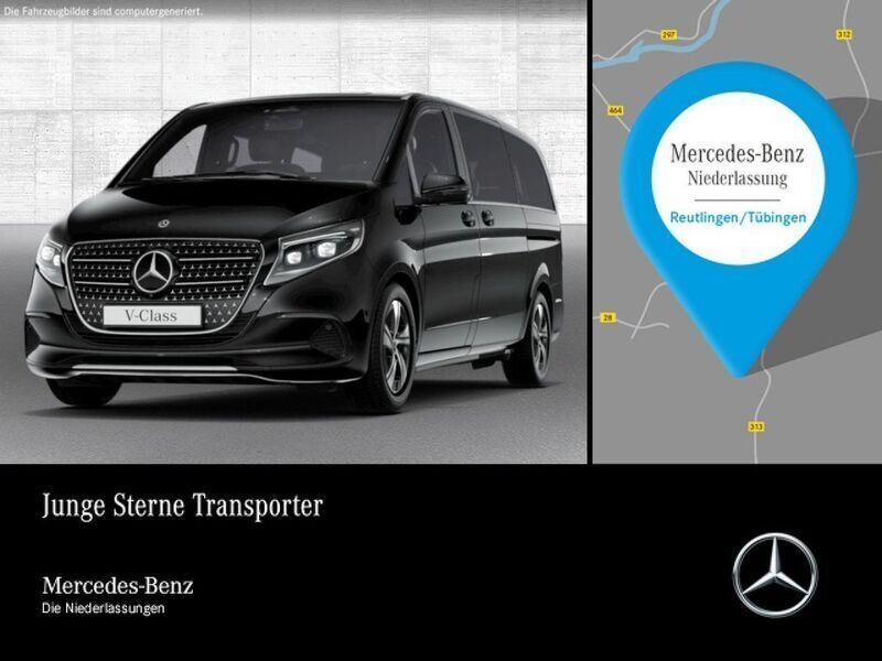 Schwarz Neu 2024 Mercedes V300 Avantgarde Van / Kleinbus | 92.380 € - Bild 1/4