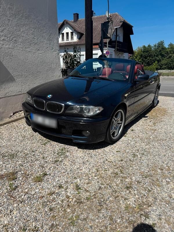 Schwarz Gebraucht 2004 BMW 320 Cabriolet M Sport Cabrio | 8.500 € (Fairer Preis) - Bild 1/4