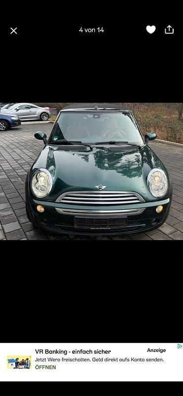 Gebraucht Mini Cooper Cabriolet 116 PS (85 kW) 2008 Grün Cabrio