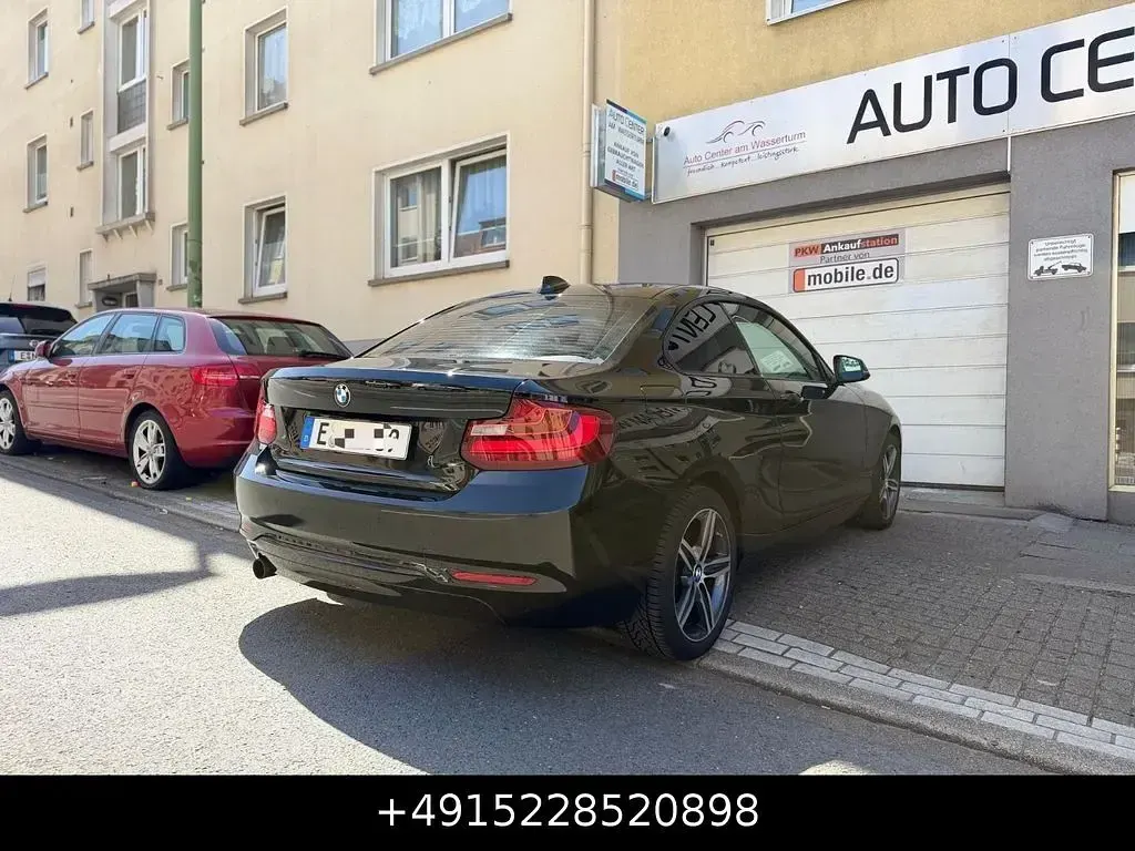 Gebraucht BMW 218 Sport Line 136 PS (100 kW) 2015 Schwarz ii Coupé
