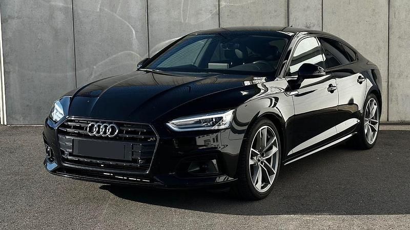 Schwarz Gebraucht 2020 Audi A5 Sportback S-Line Limousine | 24.999 € (Guter Preis) - Bild 1/4