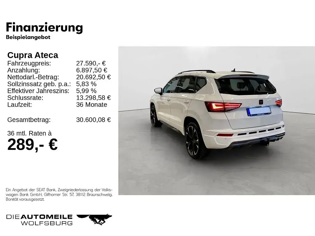 Gebraucht Cupra Ateca 150 PS (110 kW) 2024 Weiß SUV