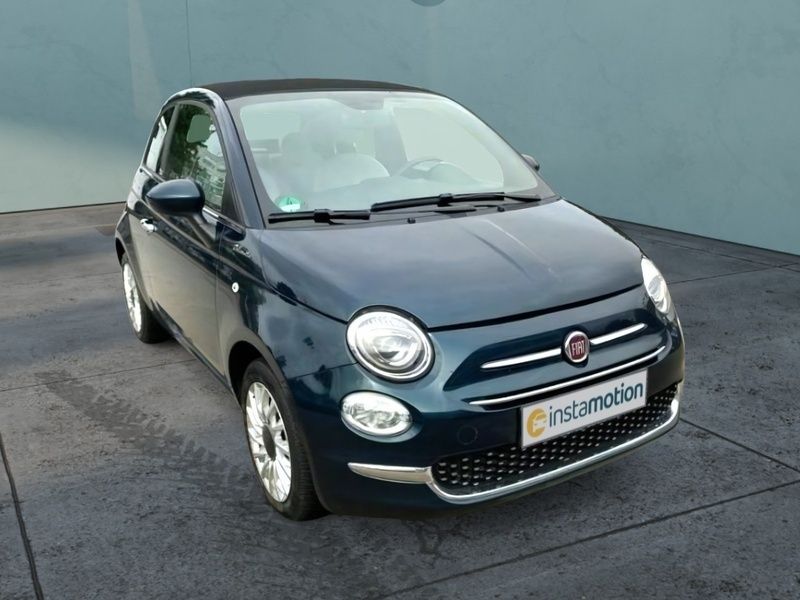 Blau Gebraucht 2021 Fiat 500C Dolcevita Cabrio | 13.490 € (Fairer Preis) - Bild 1/3