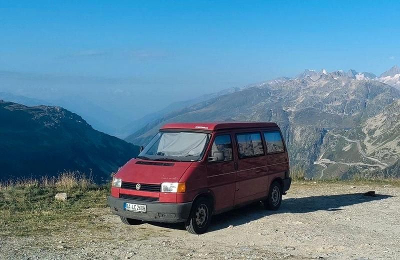Rot Gebraucht 1991 VW T4 California Van | 6.800 € - Bild 1/4