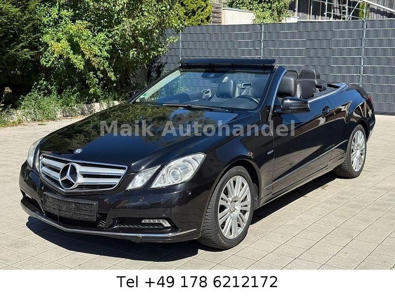 Schwarz Gebraucht 2011 Mercedes E200 Avantgarde Cabrio | 8.490 € (Superpreis) - Bild 1/4