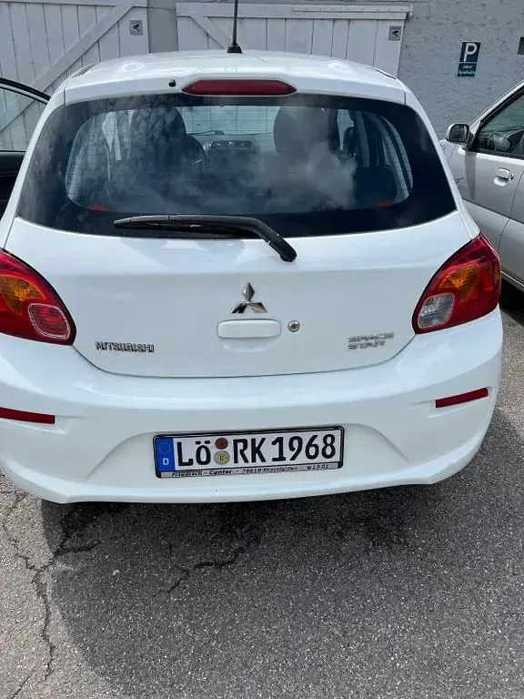 Gebraucht Mitsubishi Space Star 71 PS (52 kW) 2017 Weiß Kleinwagen
