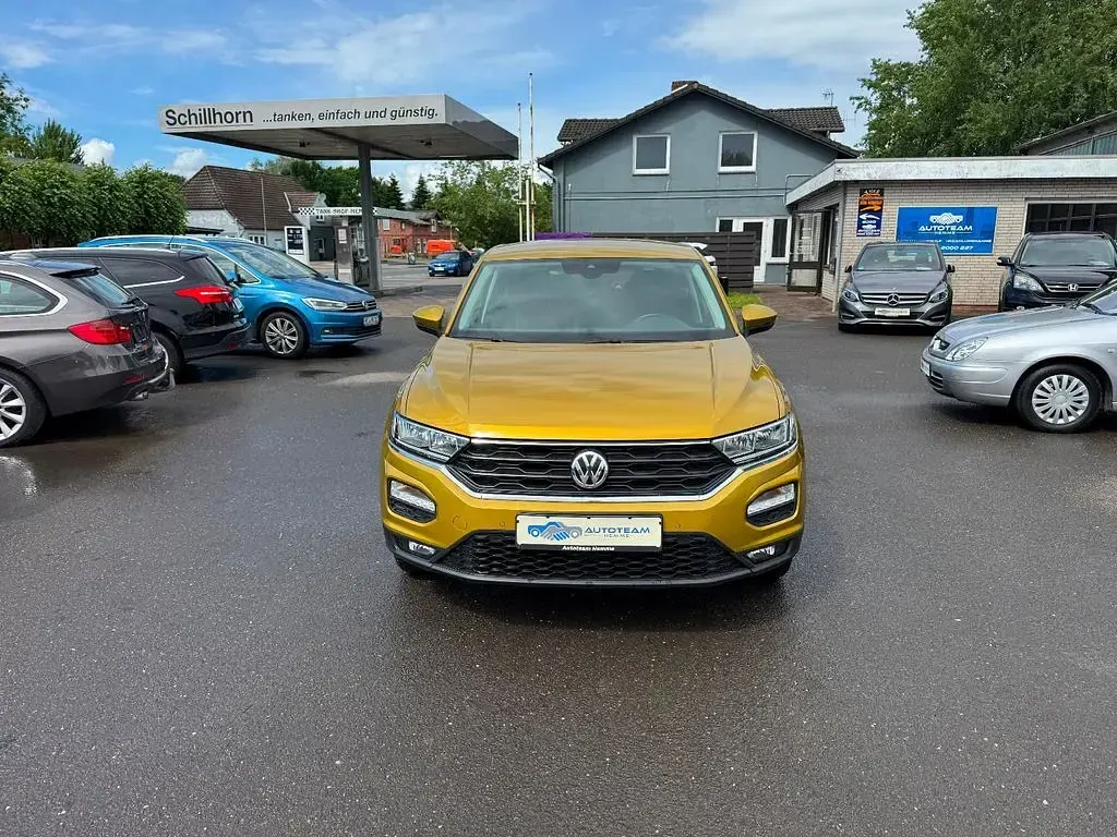 Gebraucht VW T-Roc 116 PS (85 kW) 2019 Gelb SUV
