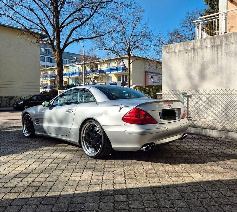 Gebraucht Mercedes SL500 306 PS (225 kW) 2002 Silber Cabrio