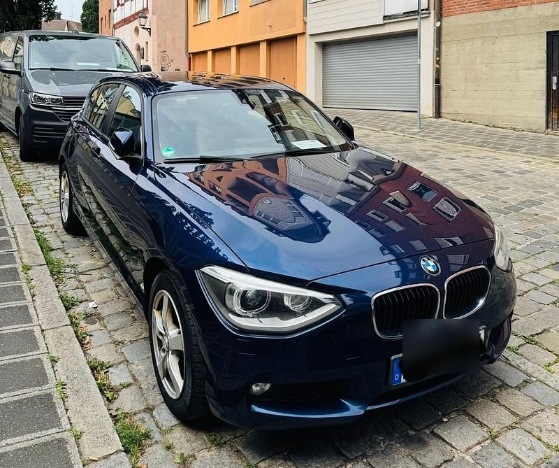 Blau Gebraucht 2013 BMW 116 Efficient Dynamics Kleinwagen | 6.900 € (Guter Preis) - Bild 1/4