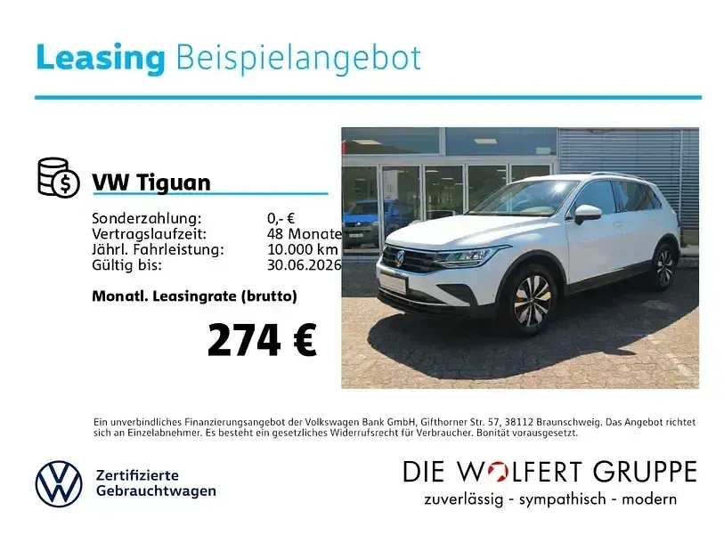 Używany VW Tiguan Move 360 KM (264 kW) 2023 Biały SUV